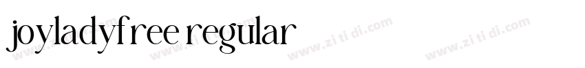 joyladyfree regular字体转换